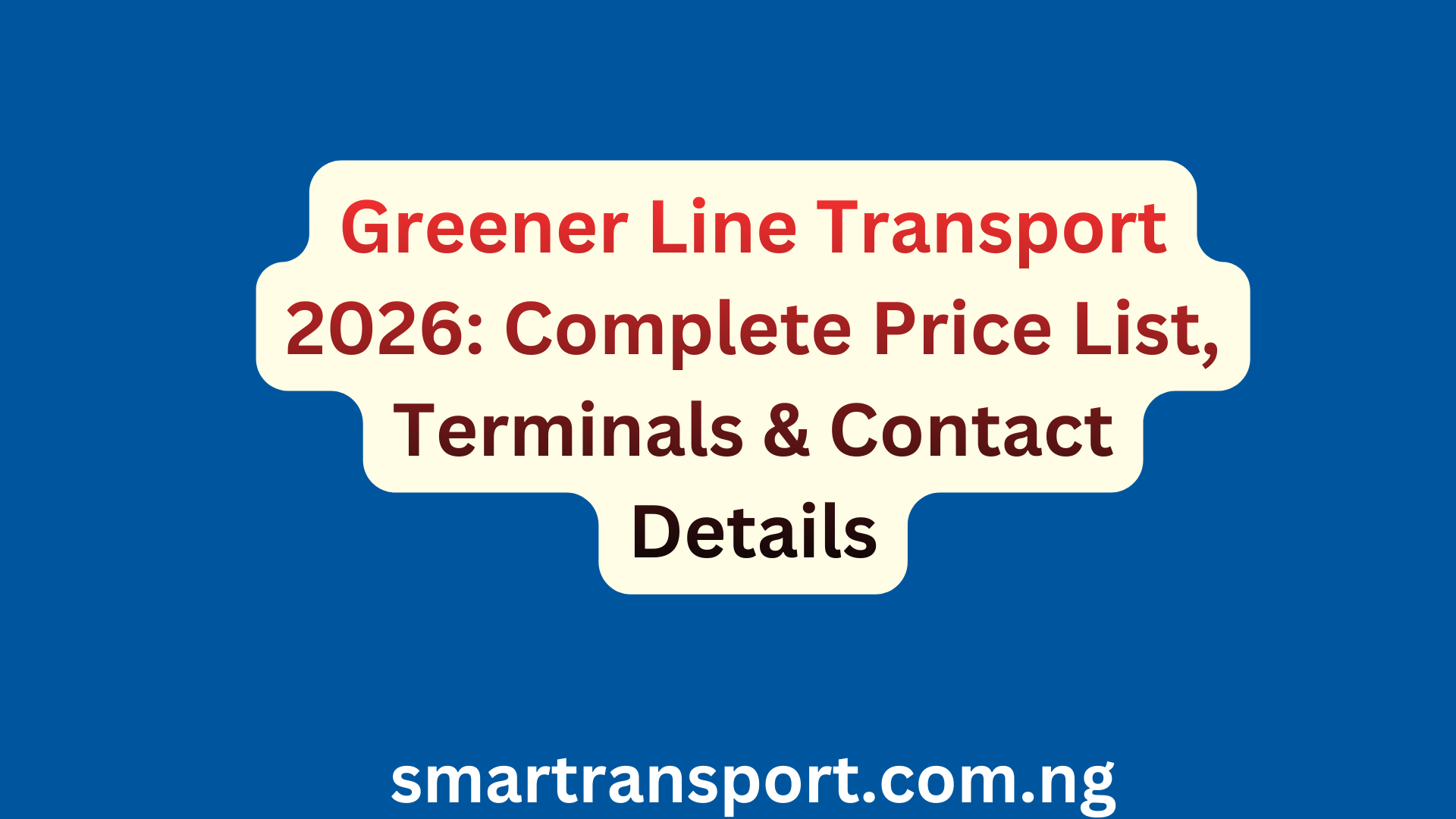 Greener Line Transport