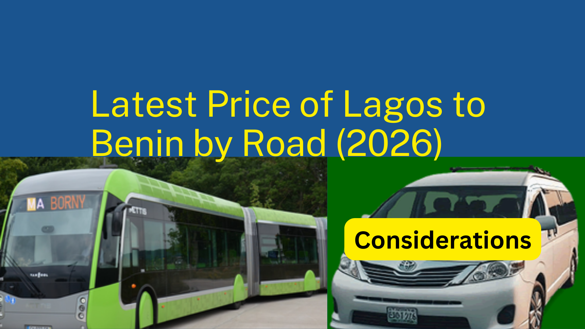 Lagos to Benin by Road