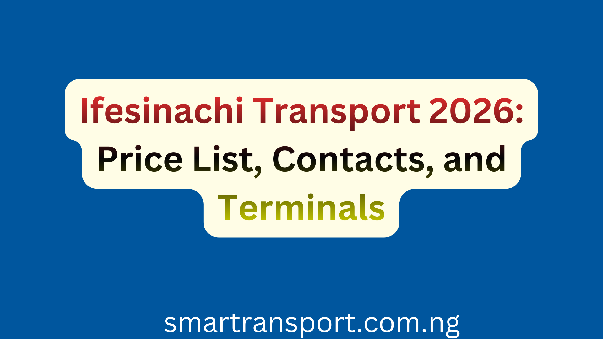 Ifesinachi Transport
